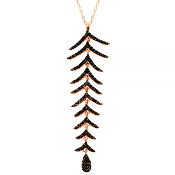 Black Tree Handmade Silver Necklace (25)