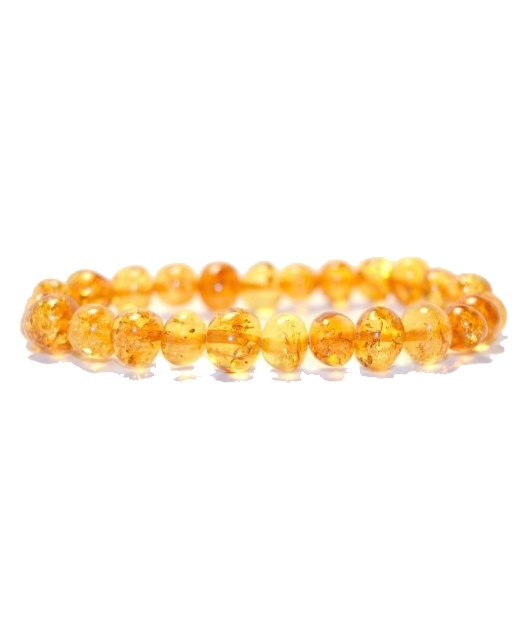honey color amber bracelet